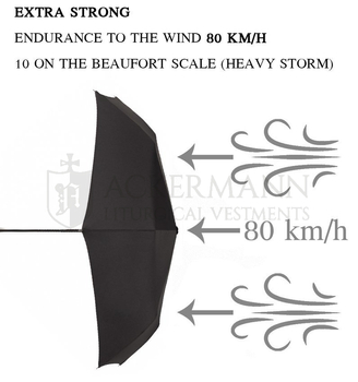 Regenschirm Kohlenstoffstahl Automatisches Öffnen und Schließen #16755