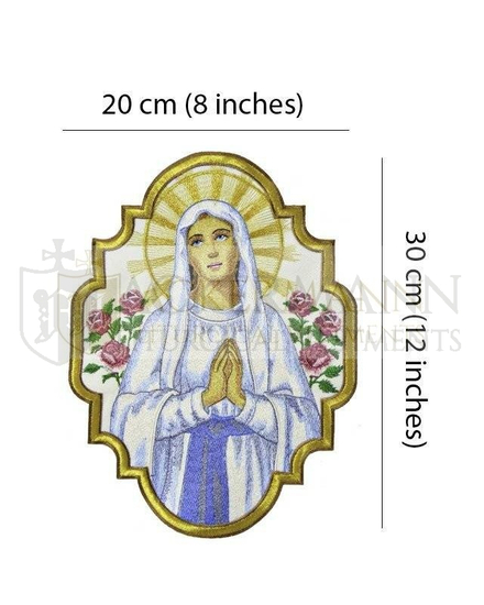 Gestickte Applikation