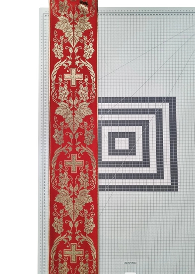 Jacquard-Dekorationsgürtel für liturgische Gewänder