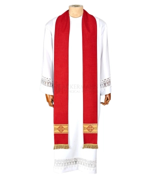 Gotische Rauchmantel mit Stola #114