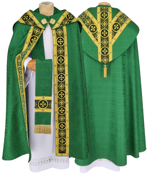 Gotische Rauchmantel mit Stola #29