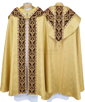 Gotische Rauchmantel mit Stola #729