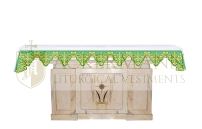 Altar cloth embroidered
