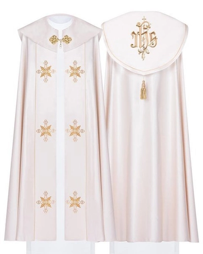 Gotische Rauchmantel mit Stola 023