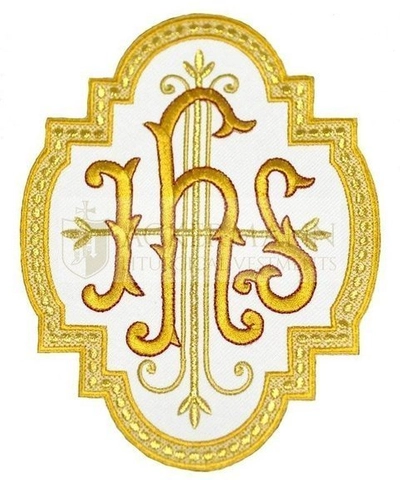 Gestickte Applikation IHS