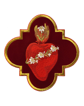 Embroidered Applique Heart of Joseph